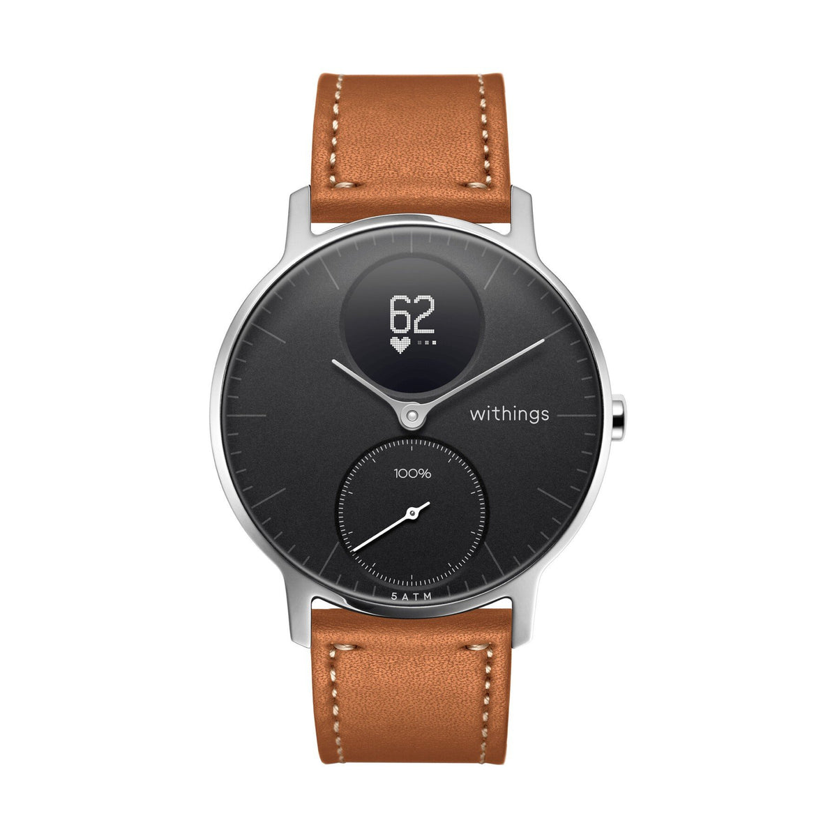Leather Steel HR 36mm
