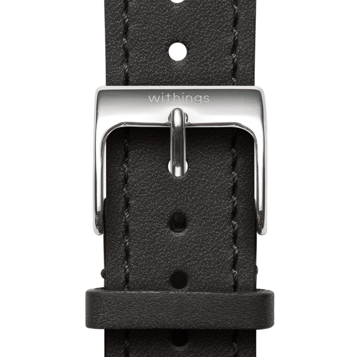 Steel 36mm Leather Wristband