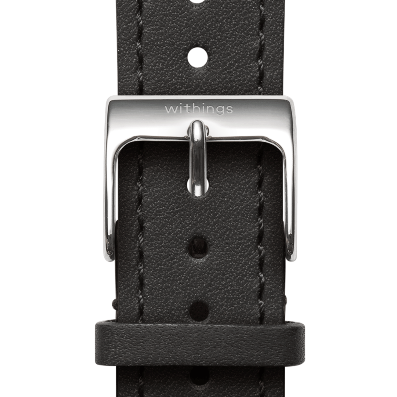 Steel 36mm Leather Wristband