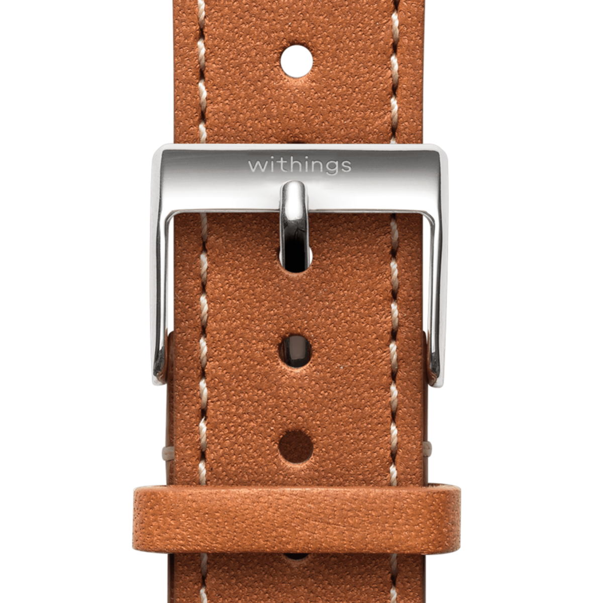 Steel 36mm Leather Wristband