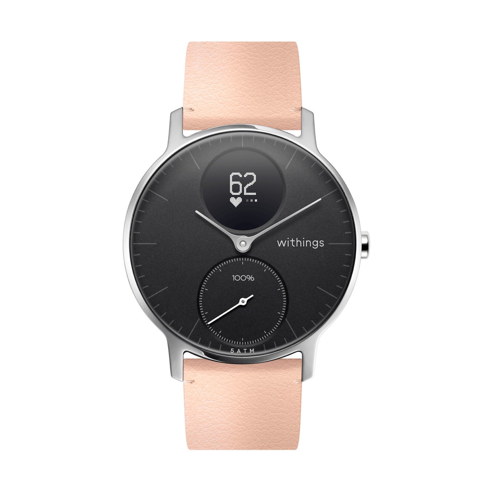 Leather Steel HR 36mm